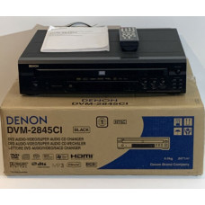 Denon DVM-2845CI DVD Super Audio Video CD Changer 5 Disc SACD Player & Remote
