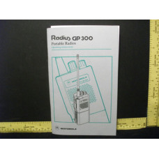 Motorola Radius GP 300 Portable Radio Operating Instructions
