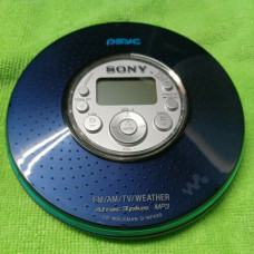 SONY D-NF420 Portable CD Atrac3plus MP3 AM/FM TV Weather Player Tested
