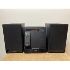 SONY HCD-LX201 CD iPOD MP3 AM/FM STEREO SYSTEM WITH 2 SONY SPEAKERS AND REMOTE