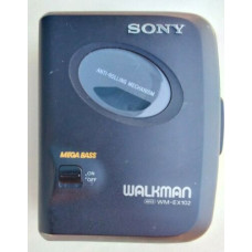 Sony Walkman WM-EX102 Cassette Player Mega Bass- A30 TESTED WORKING Free Shippin