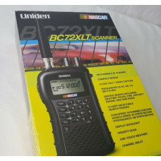 Uniden BC72XLT Handheld Scanner 100 Channel NASCAR Edition Compact Carry Manual