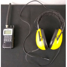 Uniden BC92XLT Track Scanner With TrackScan Peltor Noise Cancelling Headset