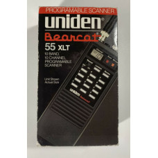 Uniden Bearcat BC 55XLT 10 Channel Handheld Programmable Scanner Tested