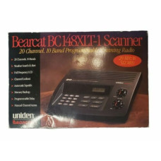 Uniden Bearcat BC148XLT-1 20 Channel 10 Band Scanning Radio Scanner w/ AC Adaptr
