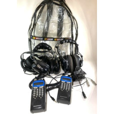Uniden Sportcat SC200 Scanner/Racing Radio With 3 Headphones In NASCAR Backpack
