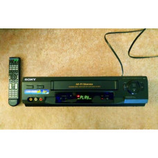 Sony SLV-N51 Hi-Fi Stereo VCR VHS Video Cassette Recorder w/ Sony OEM Remote.